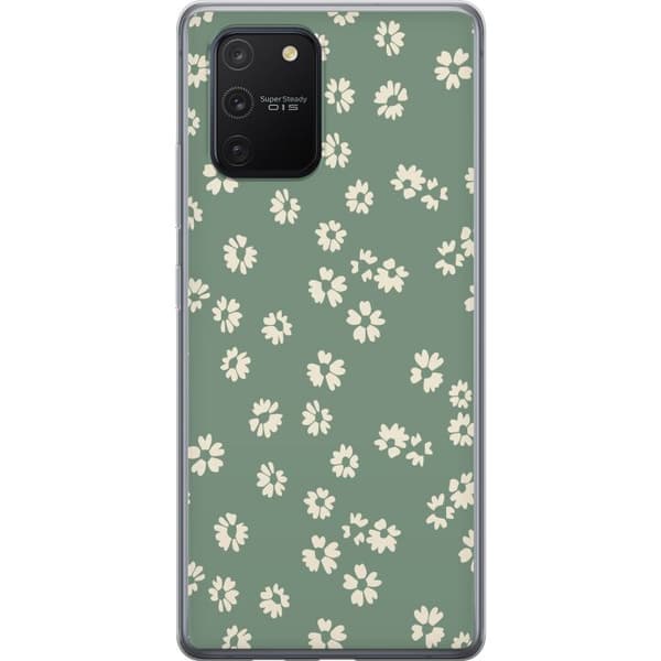 Samsung Galaxy S10 Lite Genomskinligt Skal Blomsterdröm – färgglatt blommönster