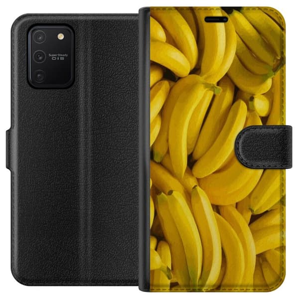 Samsung Galaxy S10 Lite Tegnebogsetui Banan mønster