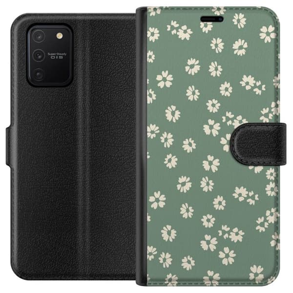 Samsung Galaxy S10 Lite Tegnebogsetui Blomsterdrøm - Farverigt Blomstermønster