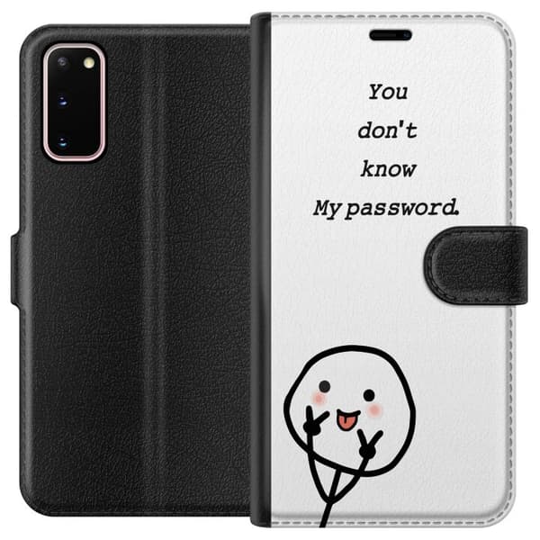 Samsung Galaxy S20 Lommeboketui Du Kjenner Ikke Mitt Passord