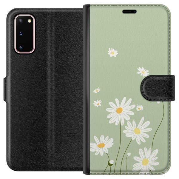 Samsung Galaxy S20 Tegnebogsetui Præstekraver - blomstret mønster i svensk sommerstil