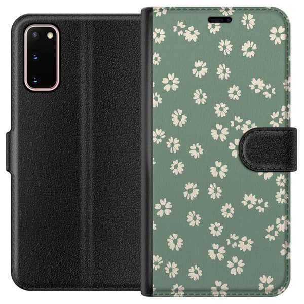 Samsung Galaxy S20 Lommeboketui Blomsterdrøm - Fargerikt Blomstermønster