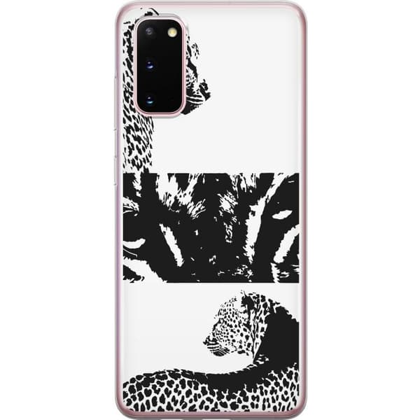 Samsung Galaxy S20 Gjennomsiktig deksel Leopard Faces