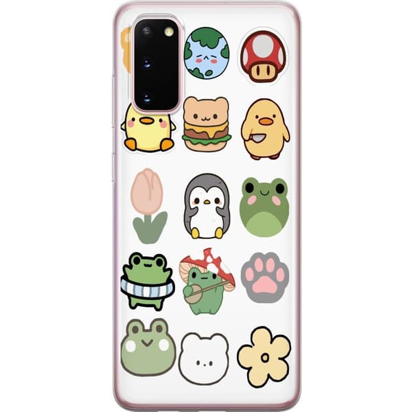 Samsung Galaxy S20 Gjennomsiktig deksel Kawaii Friends