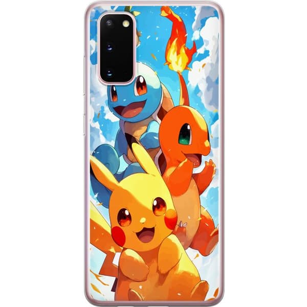 Samsung Galaxy S20 Gjennomsiktig deksel Pocket Creatures - inspirert av Pokémon uten å nevne navnet