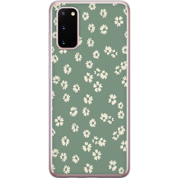 Samsung Galaxy S20 Gjennomsiktig deksel Blomsterdrøm - Fargerikt Blomstermønster