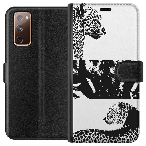 Samsung Galaxy S20 FE Lommeboketui Leopard Faces
