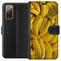 Miniatyrbild 1 av 3: Samsung Galaxy S20 FE Plånboksfodral Banana Pattern – lekfullt mönster med gula bananer