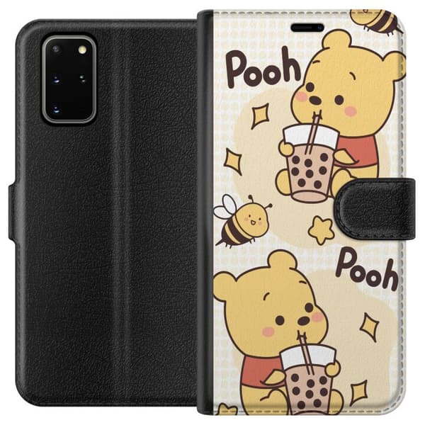 Samsung Galaxy S20+ Plånboksfodral Nalle Pooh Style – klassiskt björnmotiv i ny tolkning