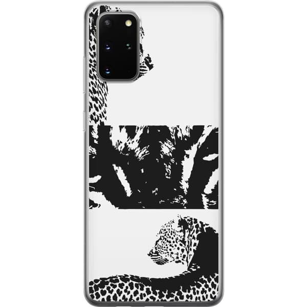Samsung Galaxy S20+ Läpinäkyvä kuori Leopard Faces