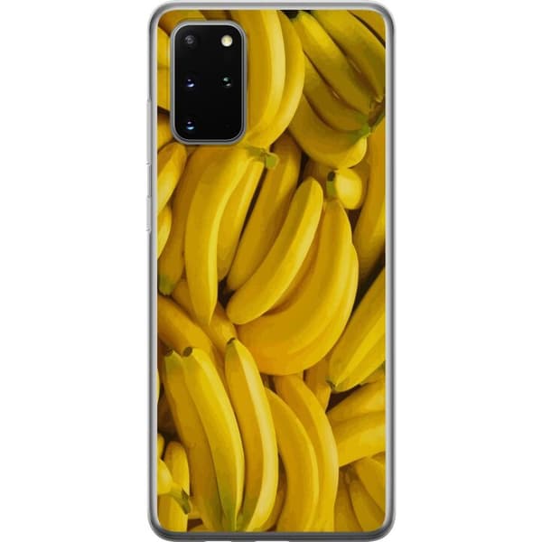 Samsung Galaxy S20+ Läpinäkyvä kuori Banaani kuvio