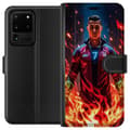 Miniatyrbilde 1 av 3: Samsung Galaxy S20 Ultra Lommeboketui Ronaldo Inferno - fotballhelt i flammer