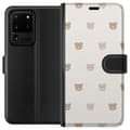 Miniatyrbilde 1 av 3: Samsung Galaxy S20 Ultra Lommeboketui Teddybakgrunn - søte teddybjørner mot en myk bakgrunn