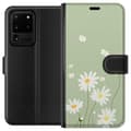 Miniatyrbilde 1 av 3: Samsung Galaxy S20 Ultra Lommeboketui Prestekrager - blomstrete mønster i svensk sommerstil