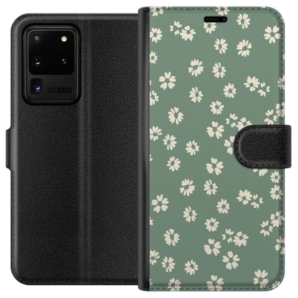 Samsung Galaxy S20 Ultra Lompakkokotelo Kukkaisunelma - Värikäs Kukkakuvio