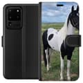 Miniatyrbilde 1 av 3: Samsung Galaxy S20 Ultra Lommeboketui Heste Magi - stilisert hest i en rolig fargepalett