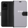 Pikkukuva 1 / 3: Samsung Galaxy S20 Ultra Lompakkokotelo Lila Blomminimalismi - tyylikäs kukkakuva lila taustalla