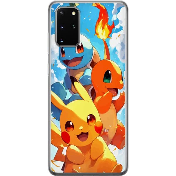 Samsung Galaxy S20+ Läpinäkyvä kuori Pocket Creatures - innoittanut Pokémonista mainitsematta nimeä
