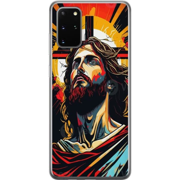 Samsung Galaxy S20+ Läpinäkyvä kuori Jeesus ja Kortti - uskonnollinen motiivi syvällä symboliikalla