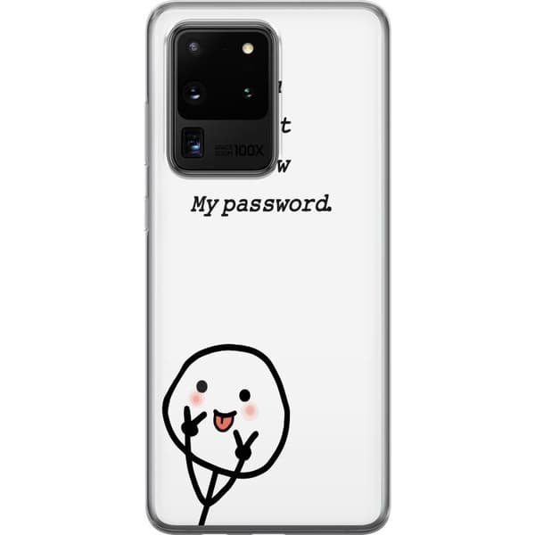 Samsung Galaxy S20 Ultra Läpinäkyvä kuori Et Tunne Salasanaani