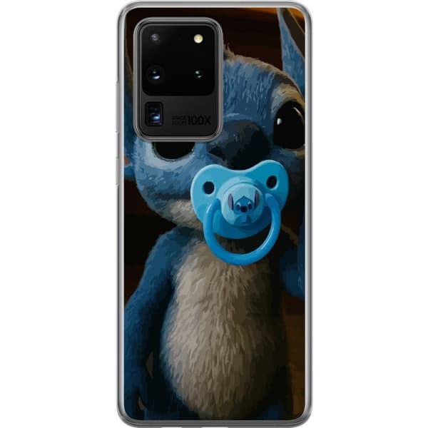 Samsung Galaxy S20 Ultra Gennemsigtig cover Stitch & Napp - babytema med sød karakter