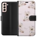 Pikkukuva 1 / 3: Samsung Galaxy S21 Lompakkokotelo Teddy Dior Vibes - ylellinen nalle muotityyliin