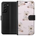 Miniatyrbild 1 av 3: Samsung Galaxy S21+ 5G Plånboksfodral Teddy Dior Vibes – lyxig nalle i fashionstil