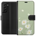 Miniatyrbild 1 av 3: Samsung Galaxy S21+ 5G Plånboksfodral Prästkragar – blommigt mönster i svensk sommarstil