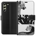 Pikkukuva 1 / 3: Samsung Galaxy S21 FE 5G Lompakkokotelo Leopard Faces