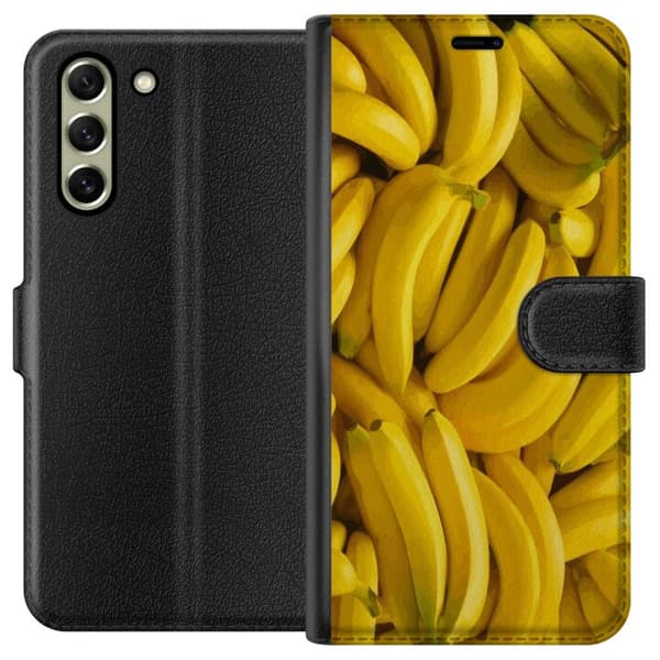 Samsung Galaxy S21 FE 5G Lompakkokotelo Banaani kuvio