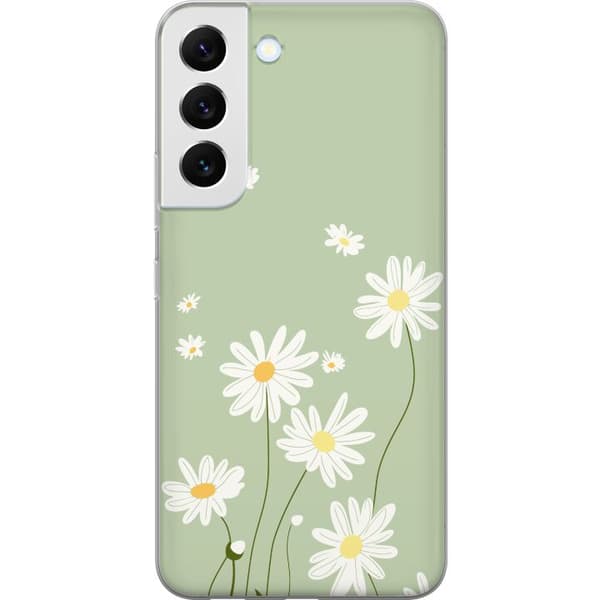 Samsung Galaxy S22 5G Gennemsigtig cover Præstekraver - blomstret mønster i svensk sommerstil