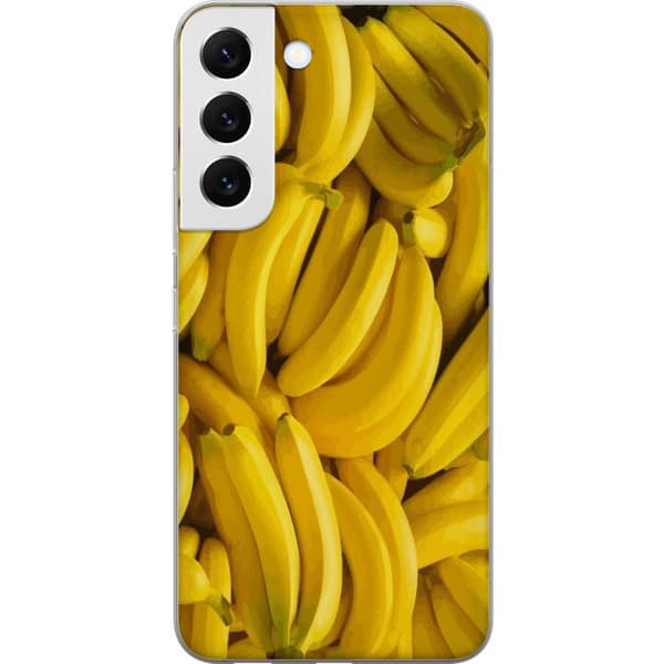 Samsung Galaxy S22+ 5G Gennemsigtig cover Banan mønster