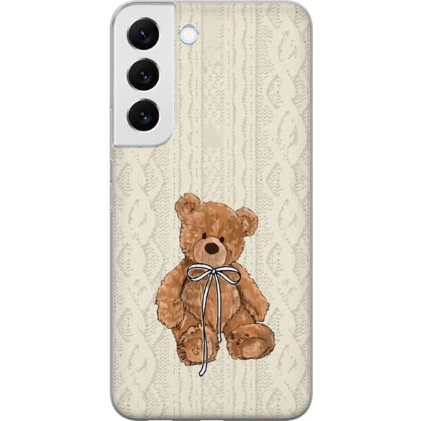 Samsung Galaxy S22+ 5G Gennemsigtig cover Lille Teddy – klassisk teddy i enkel design