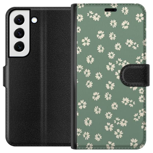 Samsung Galaxy S22 5G Plånboksfodral Blomsterdröm – färgglatt blommönster
