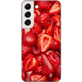 Miniatyrbild 1 av 3: Samsung Galaxy S22 5G Genomskinligt Skal Jordgubbsmönster – sött motiv med sommarkänsla