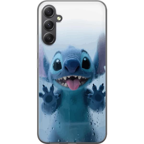 Samsung Galaxy A16 5G Gennemsigtig cover Stitch ved et vindue i sød stil