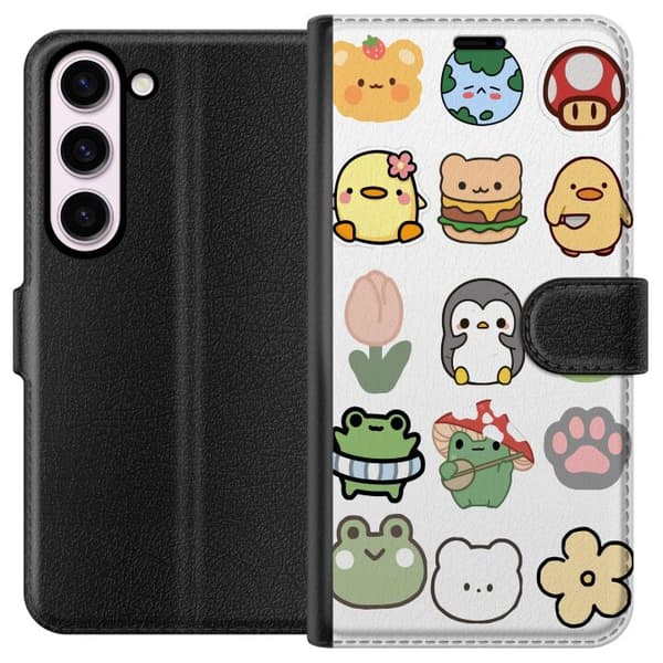 Samsung Galaxy S23 Lompakkokotelo Kawaii Friends