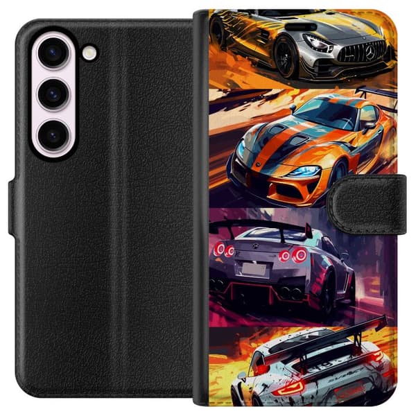 Samsung Galaxy S23 Lompakkokotelo Ralli kuume - vauhdikas teema ralliautoilla