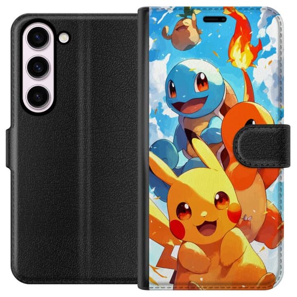 Samsung Galaxy S23 Plånboksfodral Pocket Creatures – inspirerat av Pokémon utan att nämna namnet