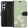 Miniatyrbilde 1 av 3: Samsung Galaxy S23 Lommeboketui Prestekrager - blomstrete mønster i svensk sommerstil