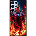 Pikkukuva 1 / 3: Samsung Galaxy S22 Ultra 5G Läpinäkyvä kuori Ronaldo Inferno - jalkapallolegenda liekeissä