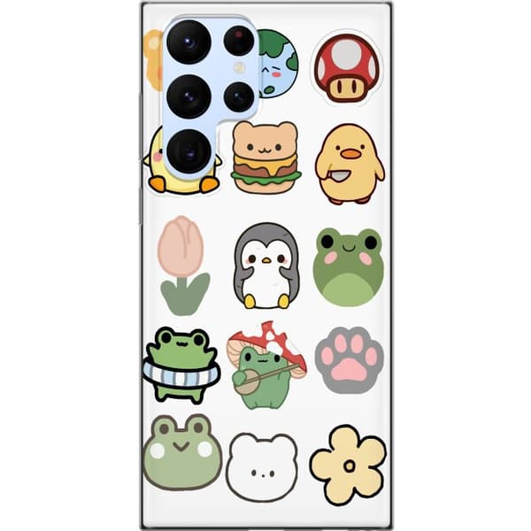 Samsung Galaxy S22 Ultra 5G Gjennomsiktig deksel Kawaii Friends