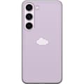 Miniatyrbild 1 av 3: Samsung Galaxy S23 Genomskinligt Skal Lila Moln – minimalistiskt moln på lila bakgrund