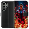 Pikkukuva 1 / 3: Samsung Galaxy S23 Ultra Lompakkokotelo Ronaldo Inferno - jalkapallolegenda liekeissä