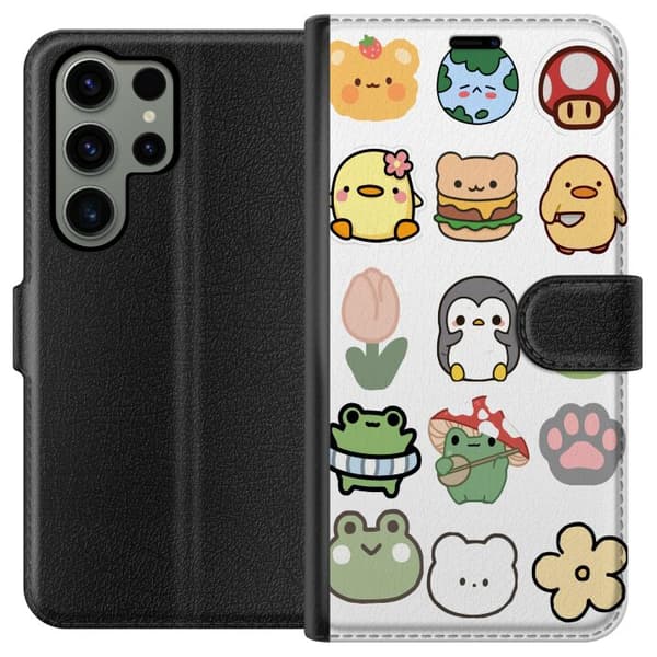 Samsung Galaxy S23 Ultra Tegnebogsetui Kawaii Friends