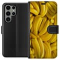Miniatyrbillede 1 af 3: Samsung Galaxy S23 Ultra Tegnebogsetui Banan mønster