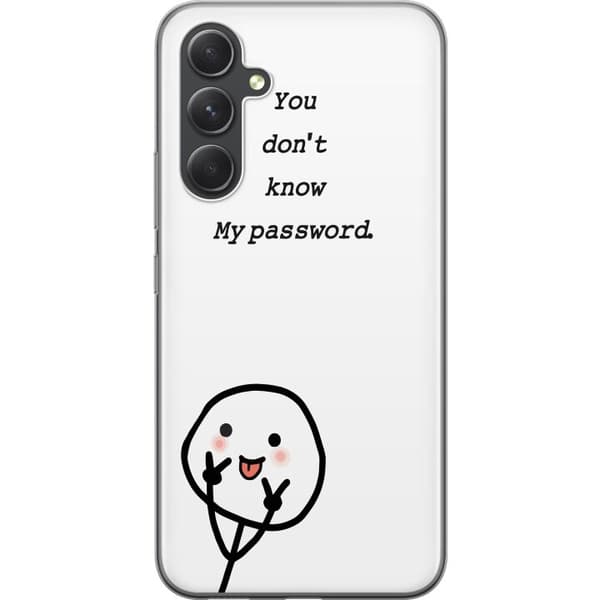 Samsung Galaxy S24 Läpinäkyvä kuori Et Tunne Salasanaani