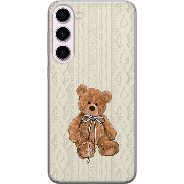 Samsung Galaxy S23+ Gjennomsiktig deksel Liten Bamse – klassisk bamse i enkel design