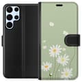 Miniatyrbilde 1 av 3: Samsung Galaxy S24 Ultra Lommeboketui Prestekrager - blomstrete mønster i svensk sommerstil
