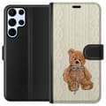 Miniatyrbillede 1 af 3: Samsung Galaxy S24 Ultra Tegnebogsetui Lille Teddy – klassisk teddy i enkel design